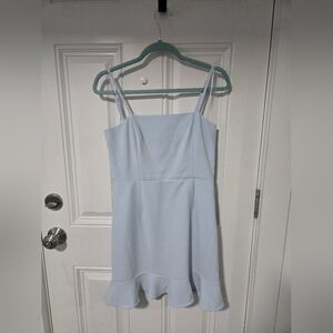 French Connection Light Blue Spaghetti Strap Dress